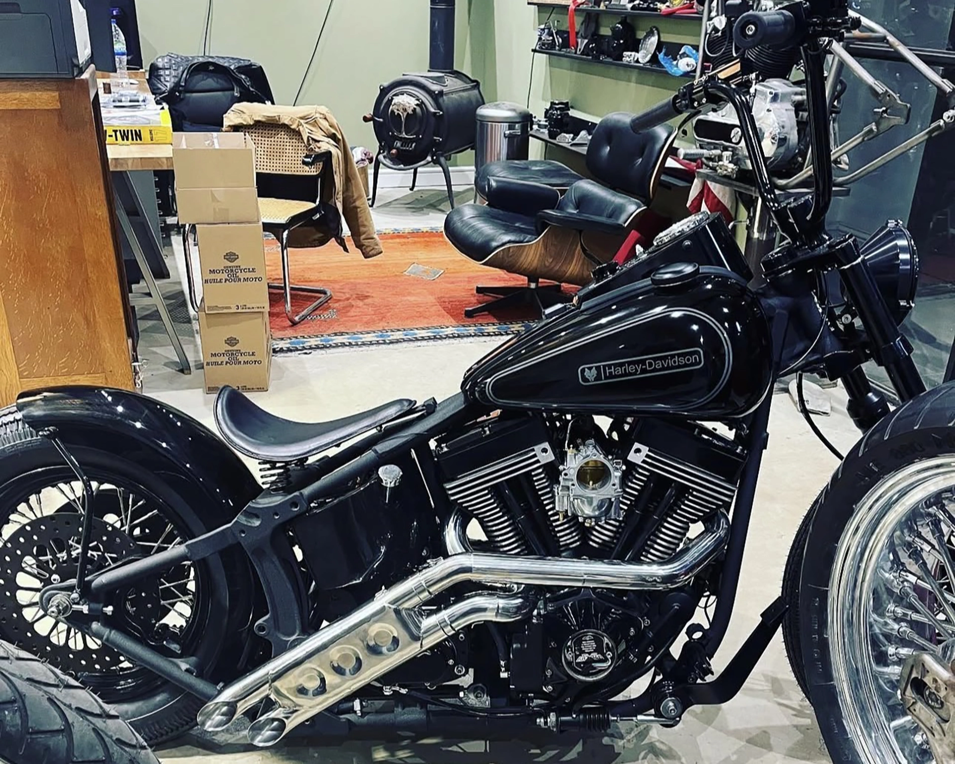 Bikes Softail ELCSoftail1(BlackOut)