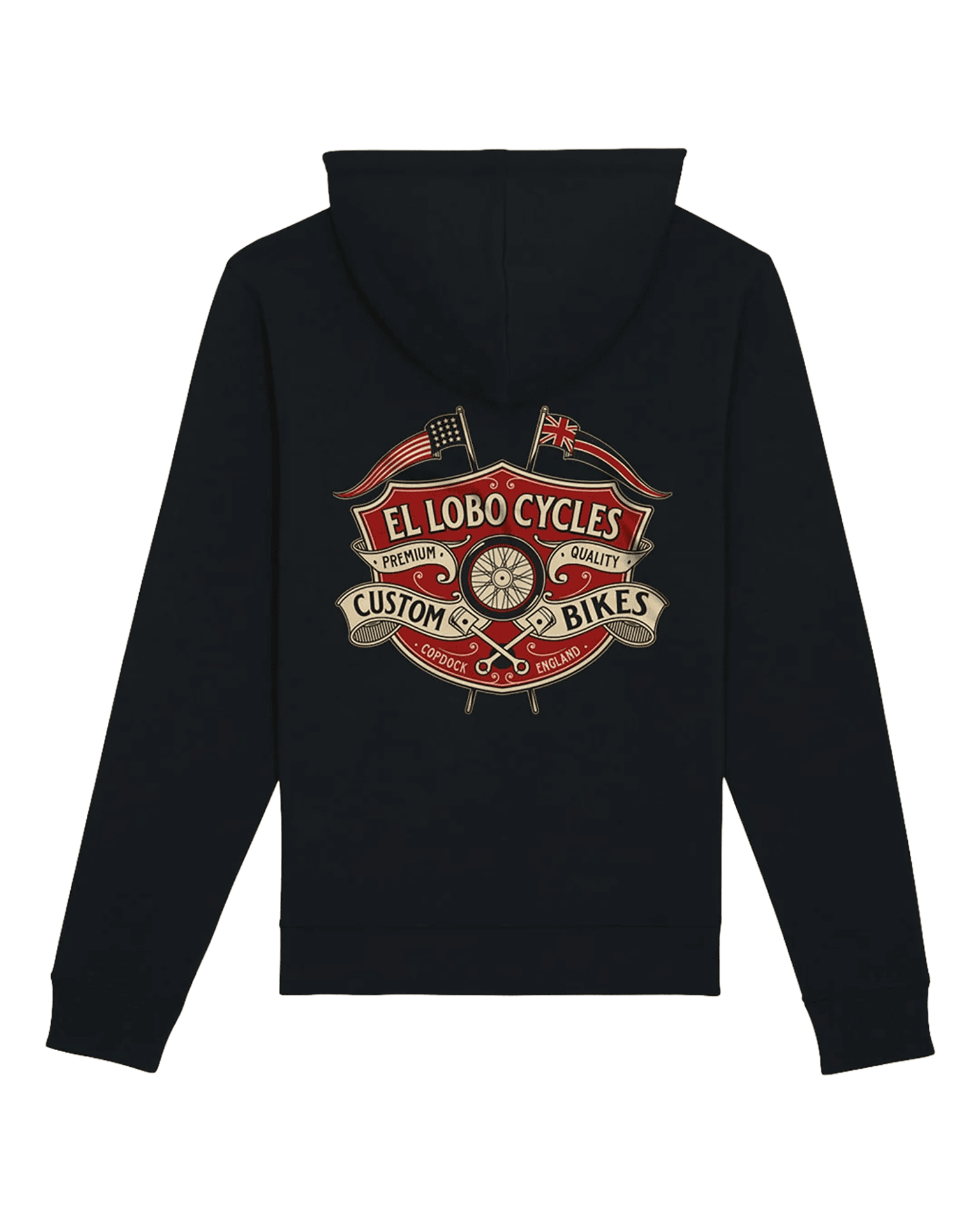 ElLoboCyclesLogoHoodedSweater min